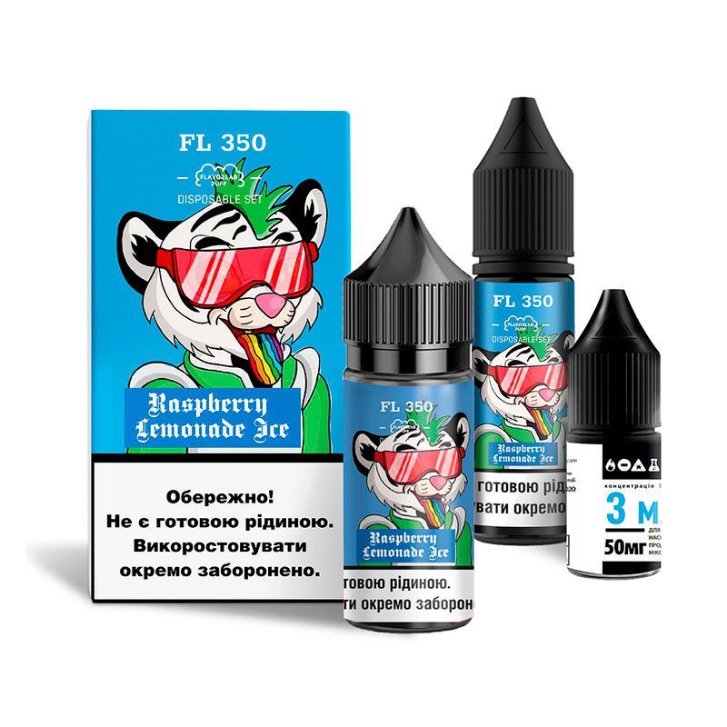 Flavorlab FL350 Cherry Menthol 30мл — Набір для самозамісу (сольовий нікотин)