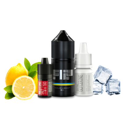 Flip Cold Lemon 30мл — Набір для самозамісу (сольовий нікотин)