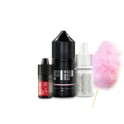 Flip Cotton Candy 30мл — Набір для самозамісу (сольовий нікотин)