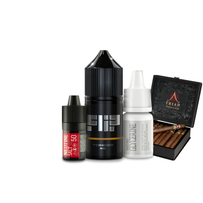 Flip Tobacco 30мл — Набір для самозамісу (сольовий нікотин)