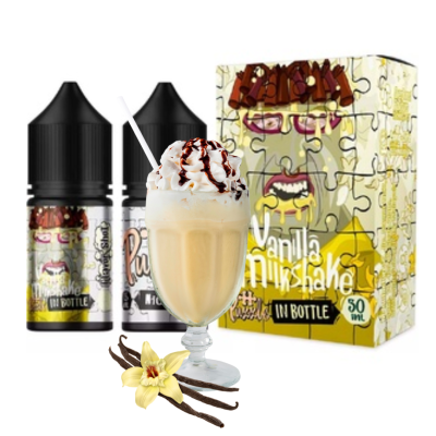 In Bottle Vanilla Milkshake 30мл — Набір для самозaмісу (сольовий нікотин)