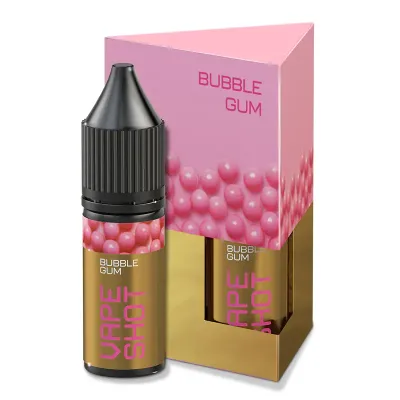 Vape Shot Bubble Gum 10мл — Набір для самозамісу (сольовий нікотин)