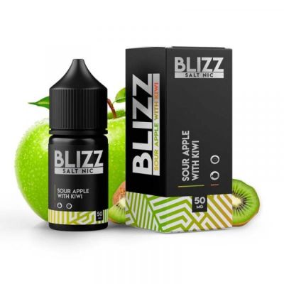 Blizz Sour Apple with Kiwi 30мл — Рідина для pod систем (сольовий нікотин)