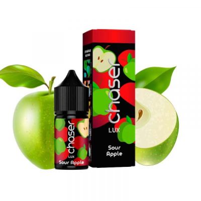 Chaser Lux Sour Apple 11мл — Жидкость для pod систем (солевой никотин)