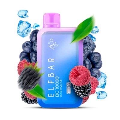 Elf Bar 10000 Blue Razz Ice - Одноразовая POD-система