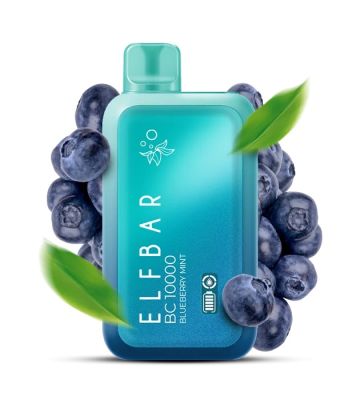 Elf Bar 10000 Blueberry Mint - Одноразовая POD-система