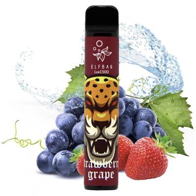 Elf Bar 1500 Strawberry Grape - Одноразовая POD-система