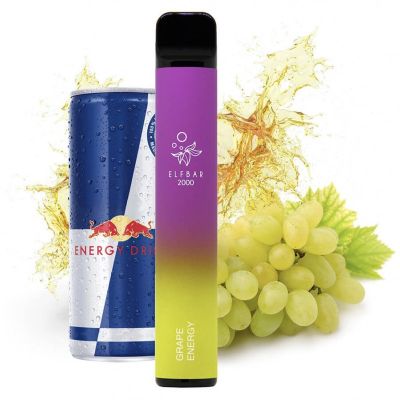 Elf Bar 2000 Grape Energy — Одноразова POD-система