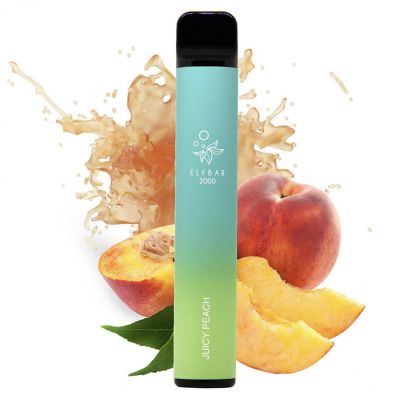 Elf Bar 2000 Juicy Peach — Одноразова POD-система