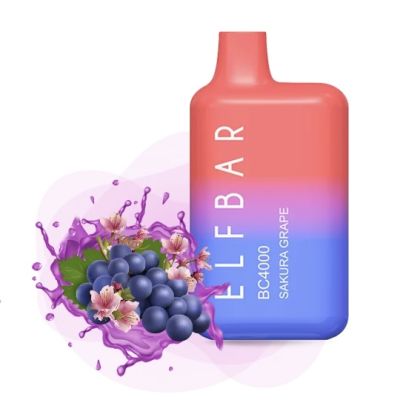 Elf Bar 4000 Sakura Grape - Одноразовая POD-система