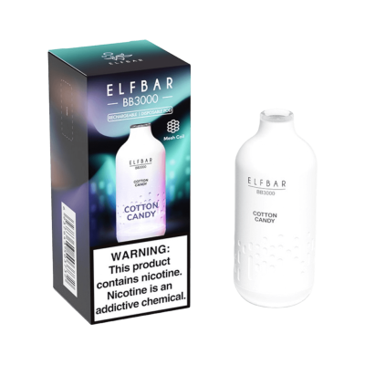 Elf Bar BB3000 Cotton Candy - Одноразовая POD-система