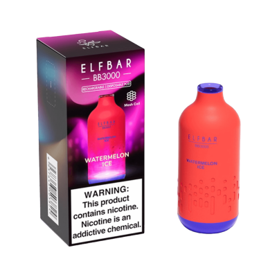 Elf Bar BB3000 Watermelon Ice - Одноразовая POD-система