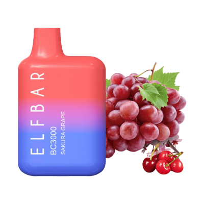 Elf Bar BC3000 Sakura Grape - Одноразовая POD-система