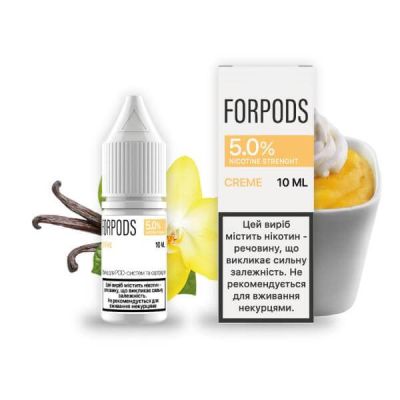 Forpods Creme 10мл — Жидкость для pod систем (солевой никотин)