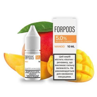 Forpods Mango 10мл — Жидкость для pod систем (солевой никотин)