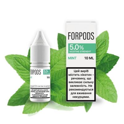 Forpods Mint 10мл — Жидкость для pod систем (солевой никотин)