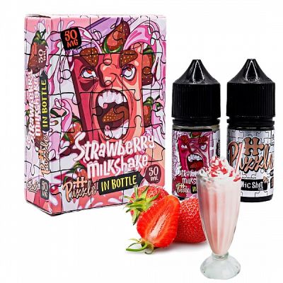 In Bottle Strawberry Milkshake 30мл — Набор для самозамеса (солевой никотин)
