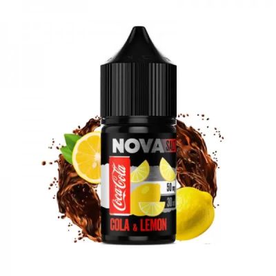 Nova Cola Lemon 30мл — Рідина для pod систем (сольовий нікотин)
