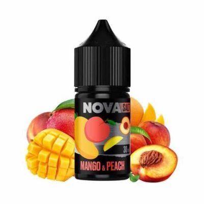 Nova Mango Peach 30мл — Рідина для pod систем (сольовий нікотин)