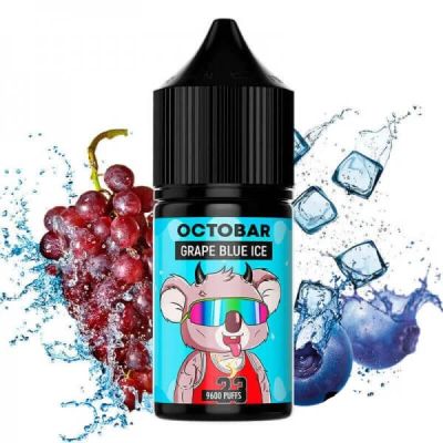 Octobar Grape Blue Ice 30мл — Жидкость для pod систем (солевой никотин)
