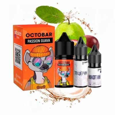 Octobar Passion Guava 30мл — Набір для самозамісу (сольовий нікотин)
