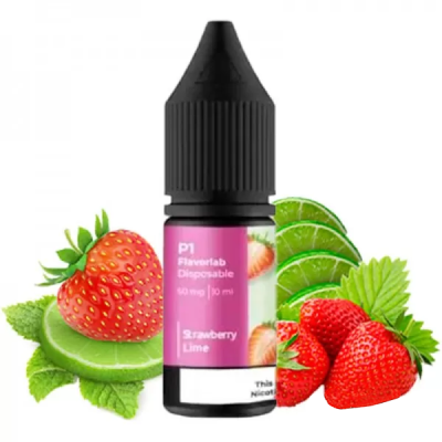 P1 Strawberry Lime 10мл — Рідина для pod систем (сольовий нікотин)