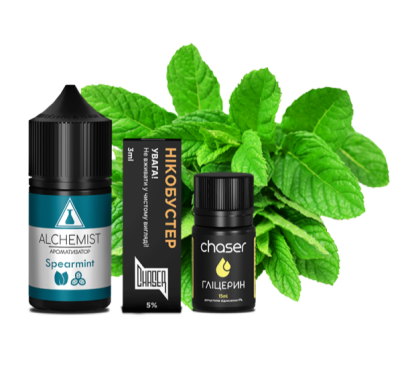 Alchemist Spearmint 30мл — Набор для самозамеса (солевой никотин)