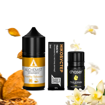 Alchemist Vanilla Tobacco 30мл — Набор для самозамеса (солевой никотин)