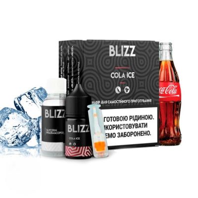 Blizz Cola Ice 30мл — Набір для самозамісу (сольовий нікотин)
