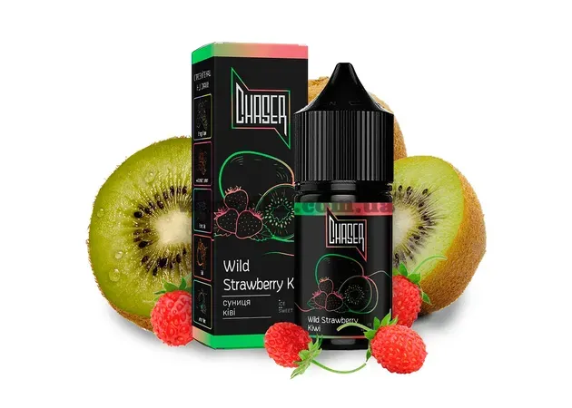 Chaser BLACK Wild Strawberry Kiwi 30мл — Рідина для pod систем (сольовий нікотин)