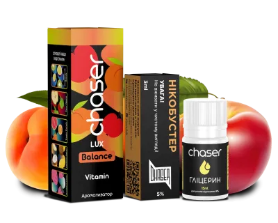 Chaser LUX Juicy Nectar 30мл — Набір для самозамісу (сольовий нікотин)
