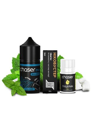 Chaser Mix Мятний Орбіт 30мл — Набір для самозамісу (сольовий нікотин)