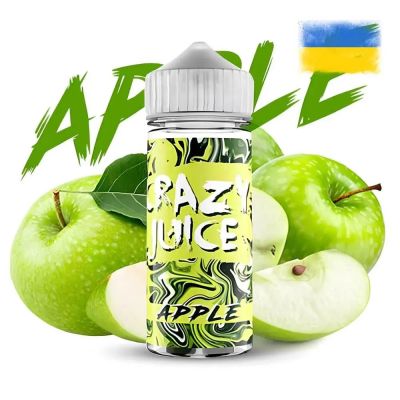 Crazy Juice Apple 120мл — Жидкость для вейпа (органический никотин)