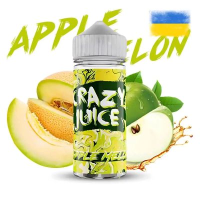 Crazy Juice Apple Melon 120мл — Жидкость для вейпа (органический никотин)