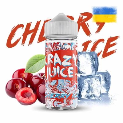 Crazy Juice Cherry Ice 120мл — Жидкость для вейпа (органический никотин)