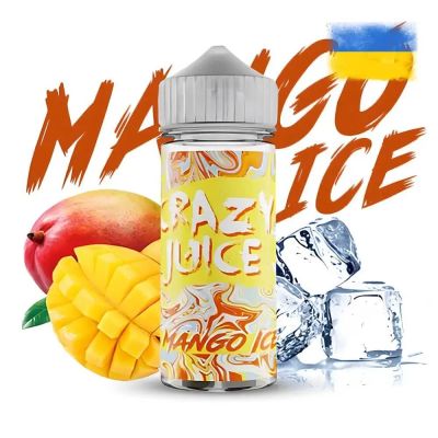 Crazy Juice Mango Ice 120мл — Жидкость для вейпа (органический никотин)