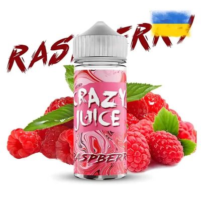 Crazy Juice Raspberry 120мл — Жидкость для вейпа (органический никотин)