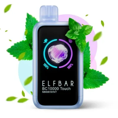 Elf Bar 10000 Touch Mint — Одноразовая POD-система