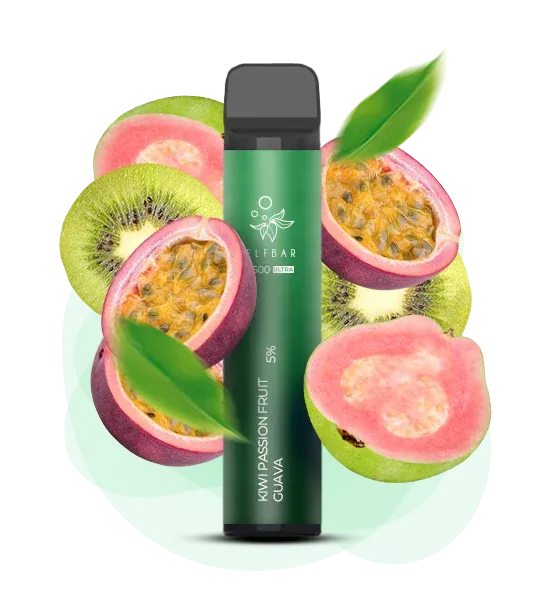 Elf Bar 1500 Ultra Kiwi Passion Fruit Guava — Одноразова POD-система