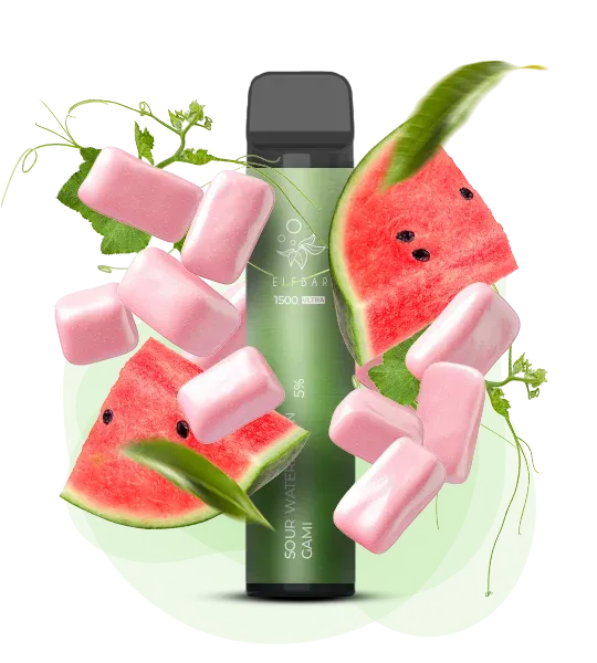 Elf Bar 1500 Ultra Watermelon Gami — Одноразова POD-система