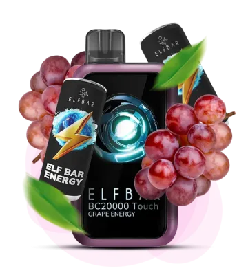 Elf Bar BC20000 Touch Grape Energy — Одноразова POD-система
