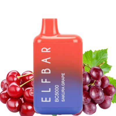 Elf Bar BC5000 Sakura Grape — Одноразовая POD-система