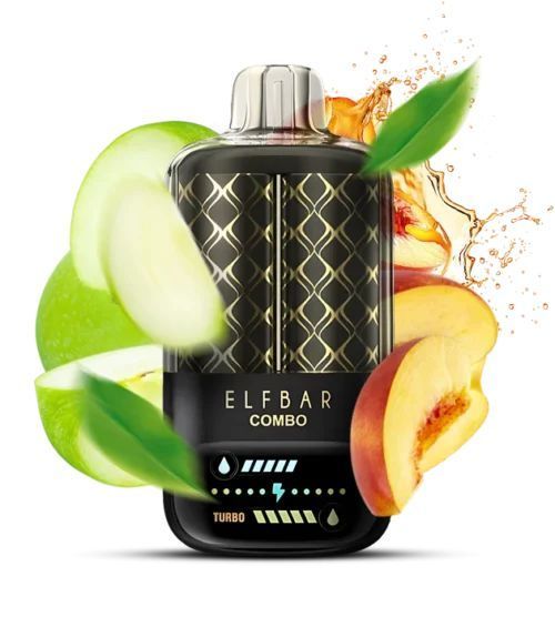 Elf Bar Combo 20000 Apple & Juicy Peach — Одноразовая POD-система
