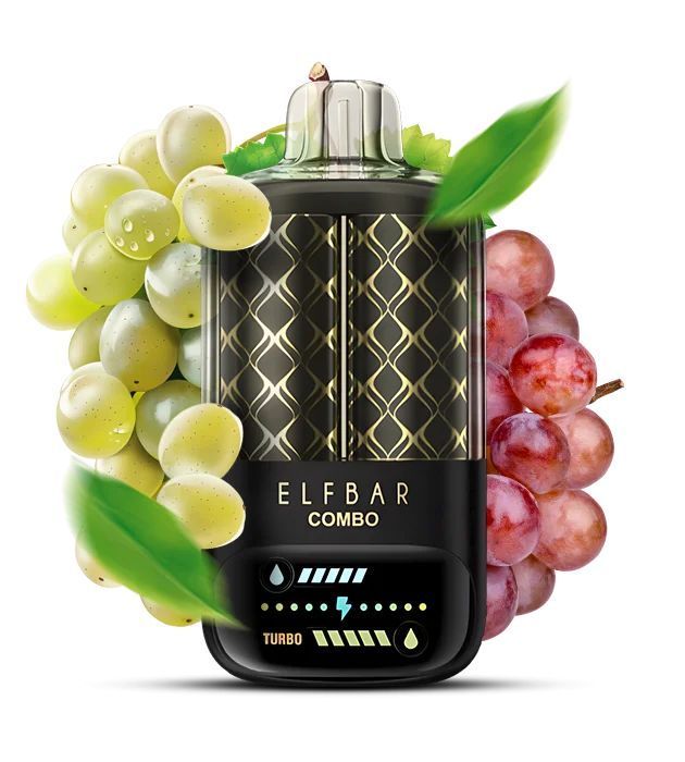 Elf Bar Combo 20000 Green Grape & Grape — Одноразовая POD-система