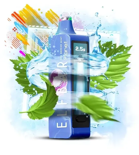 Elf Bar Planet 25000 Sea Breeze Mint — Одноразовая POD-система
