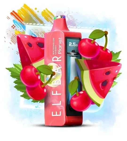 Elf Bar Planet 25000 Watermelon Cherry — Одноразова POD-система