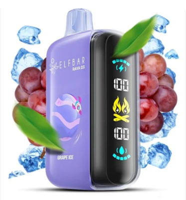 Elf Bar Raya D3 25000 Grape Ice — Одноразова POD-система