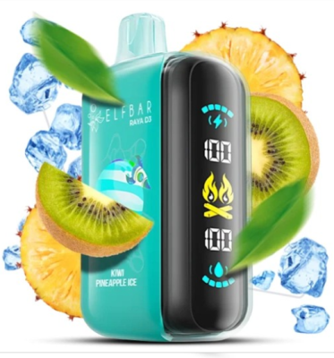 Elf Bar Raya D3 25000 Kiwi Pineapple Ice — Одноразова POD-система