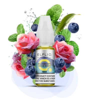 Elfliq Blueberry Rose Mint 10мл — Жидкость для pod систем (солевой никотин)