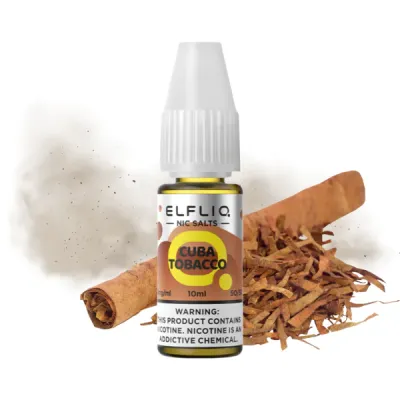 Elfliq Cuba Tobacco 10мл — Жидкость для pod систем (солевой никотин)